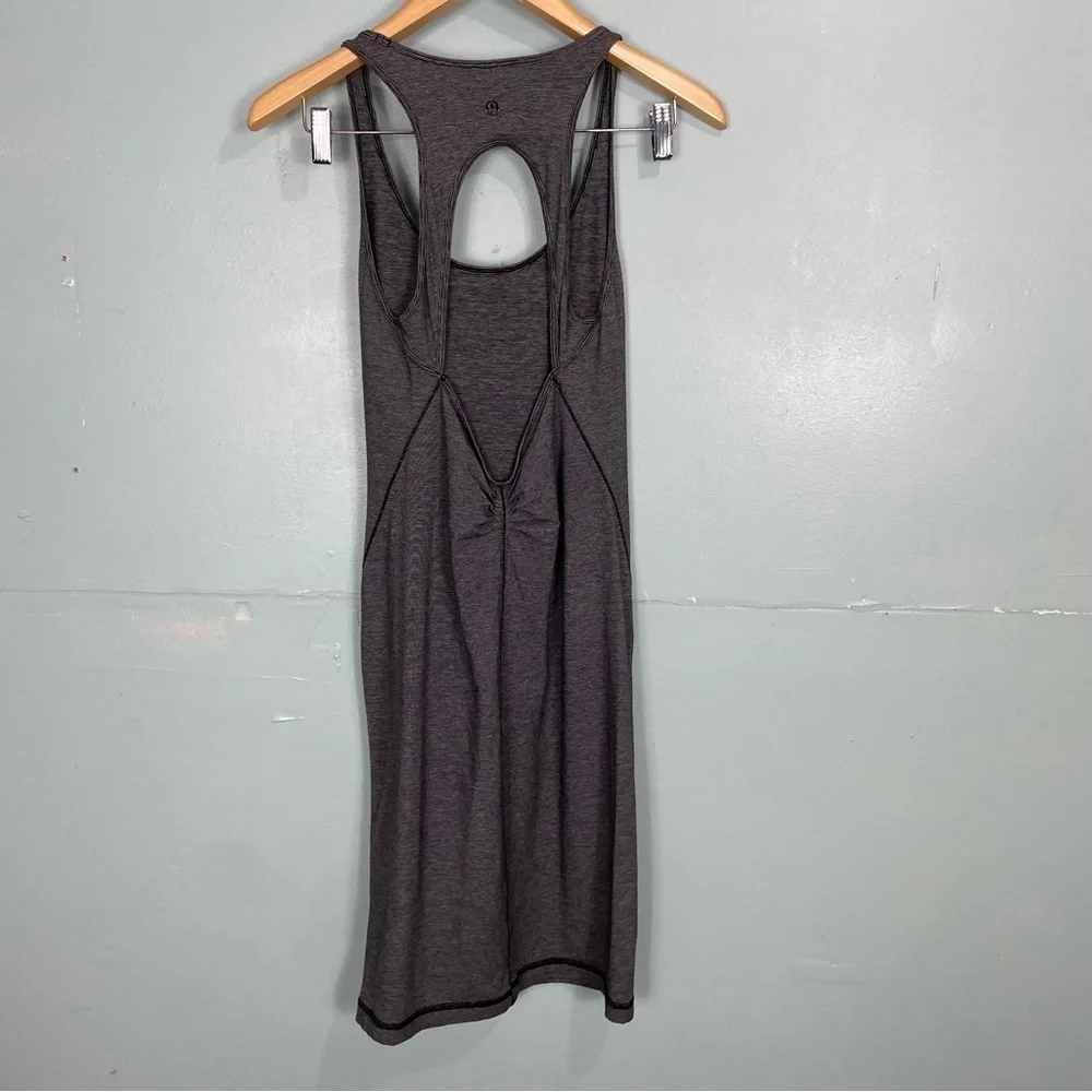 Lululemon Tank Dress Black Striped Sz S?? - Picture 2 of 3